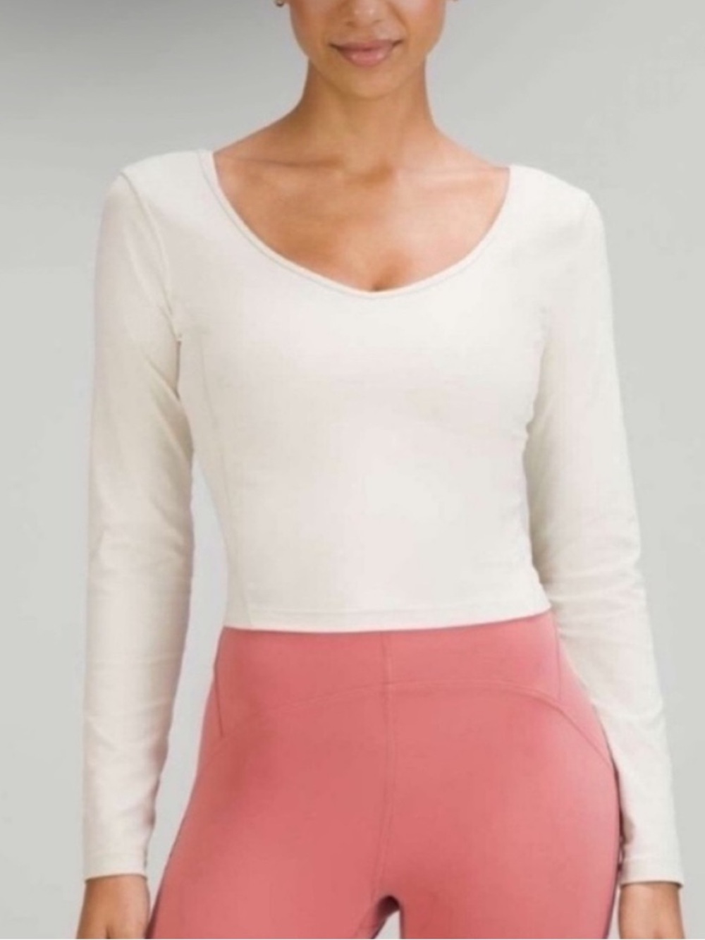 Lululemon Align Long Sleeve Shirt in Natural Ivory